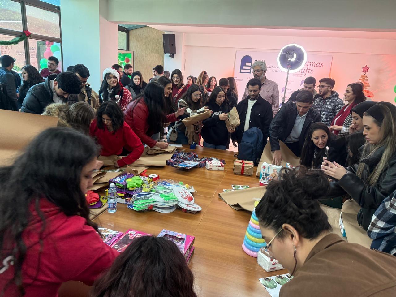 Spreading Joy Through Creativity: AOU’s Christmas Craft Event