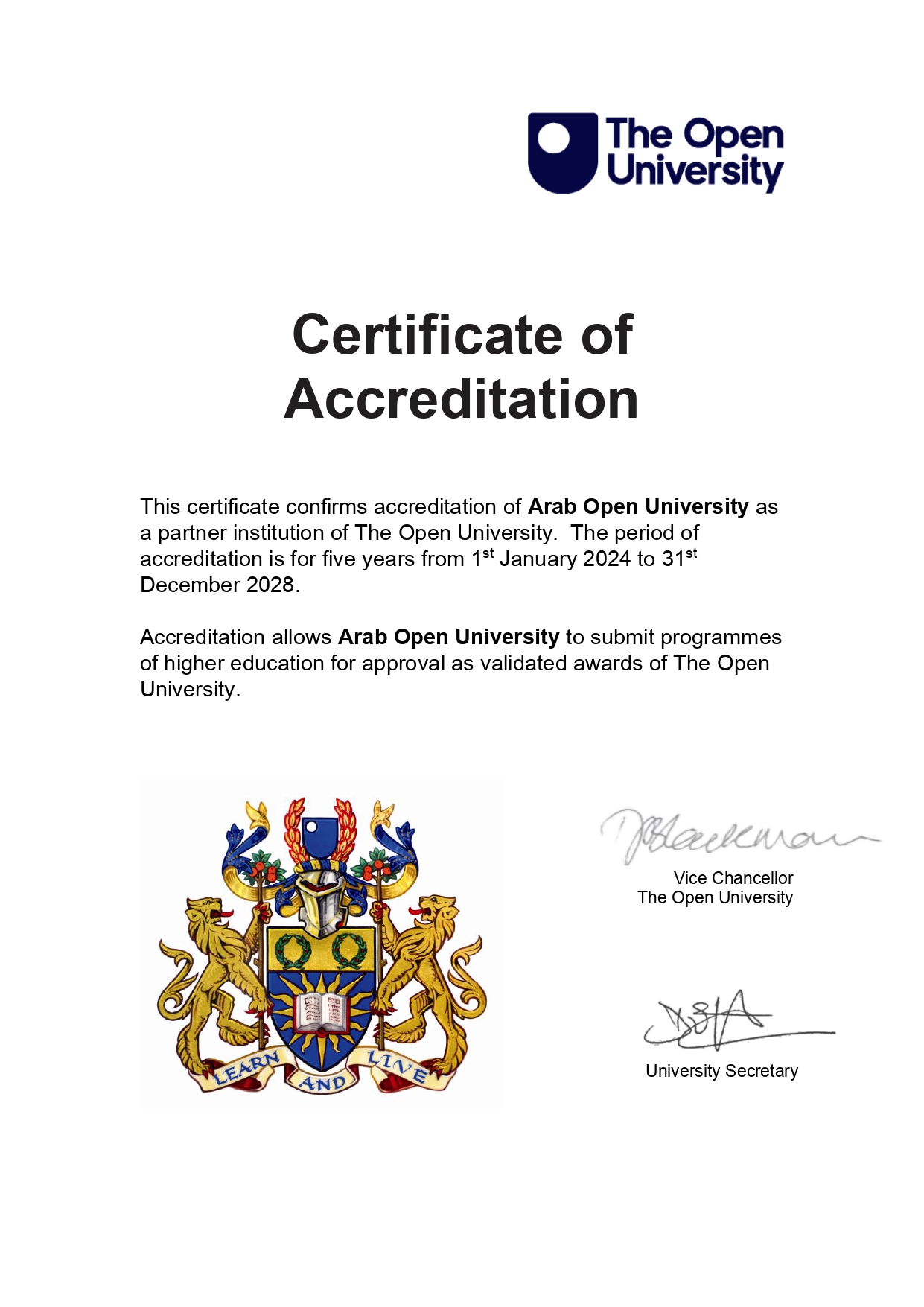 AOU Signed Accreditation Certificate 1.1.24 - 31.12.28_page-0001.jpg