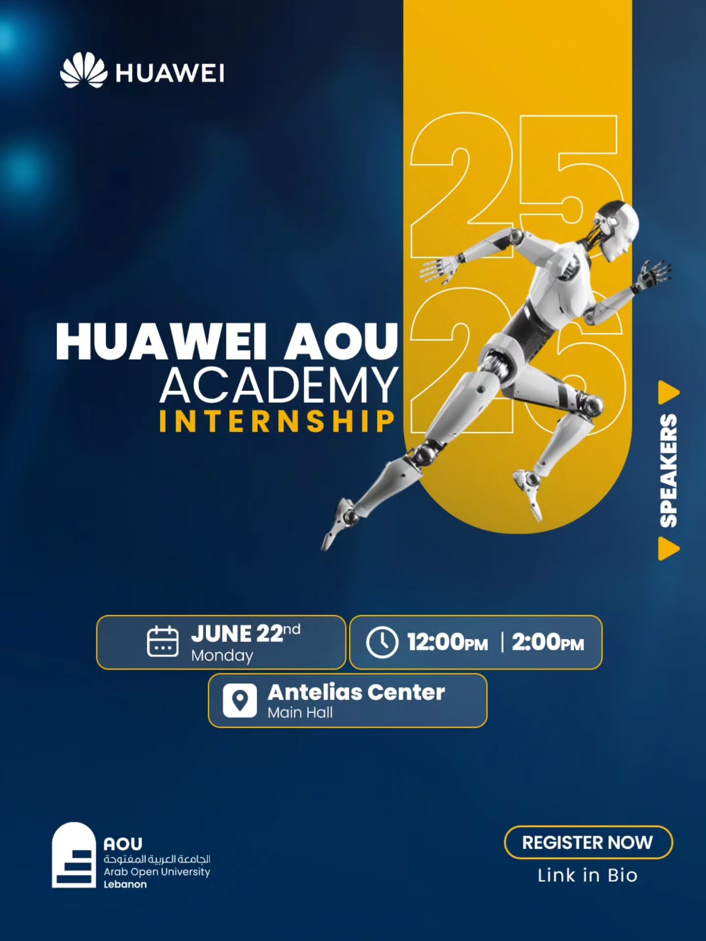 Huawei-AOU ICT Academy Internship 2025–2026